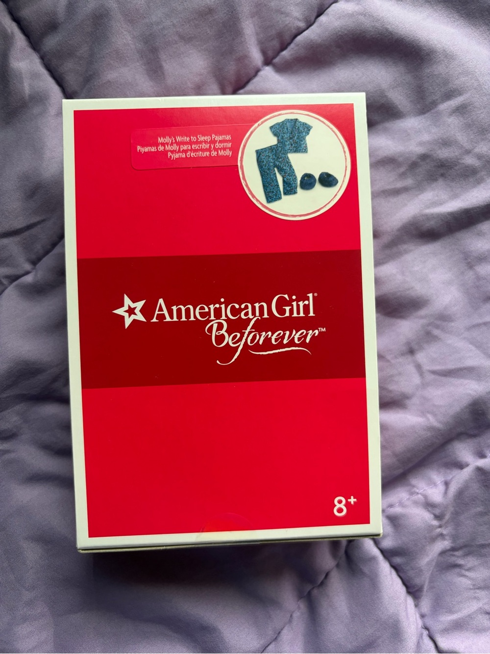 American Girl Beforever Molly's Write To Sleep Pajamas
